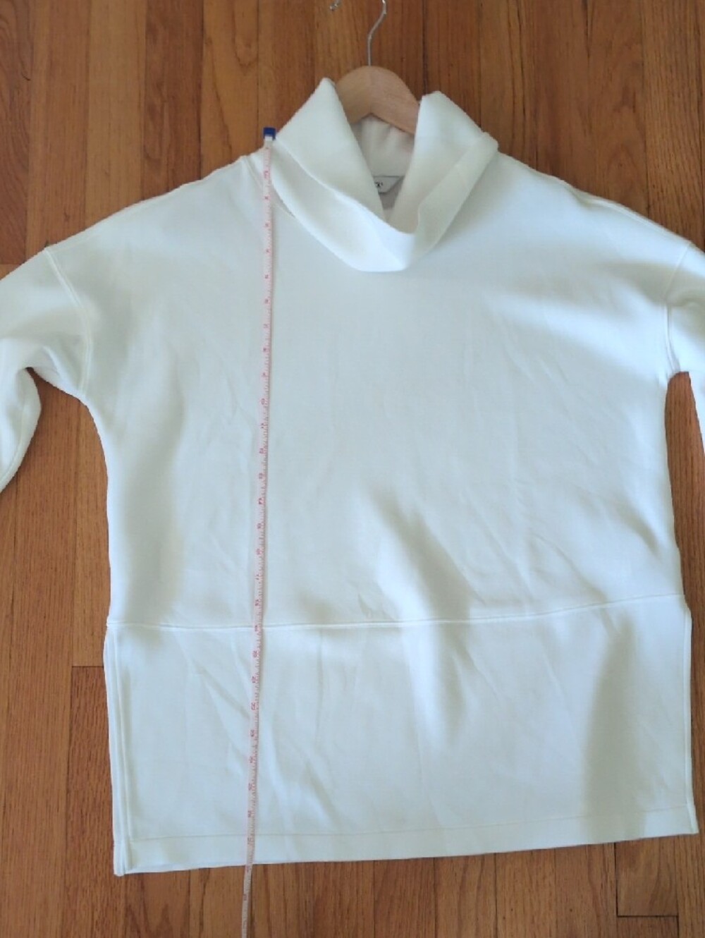 Spanx AirEssentials Turtleneck Tunic Mock Funnel Neck Sweatshirt L - Picture 8 of 10